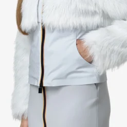 K-Way MEL ECO FUR BONDED Greylilla-blackash