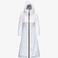 K-Way MENIL ECO FUR BONDED Greylilla-blackash