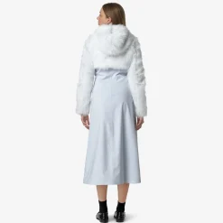 K-Way MENIL ECO FUR BONDED Greylilla-blackash