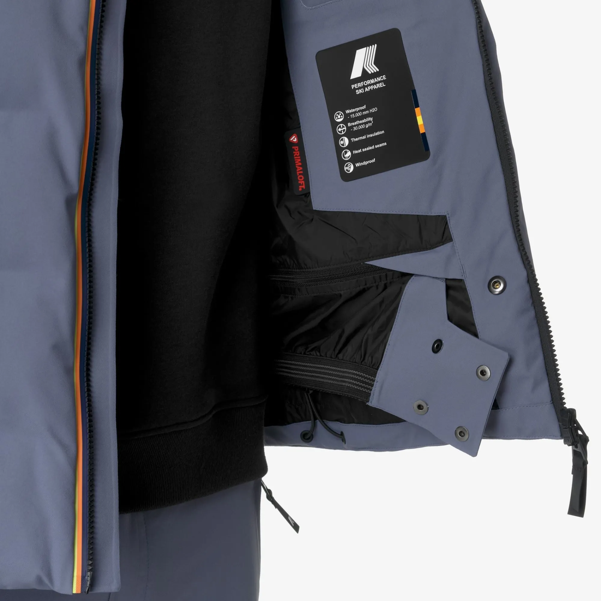 Discount K-Way MERIBEL Greyblueavio