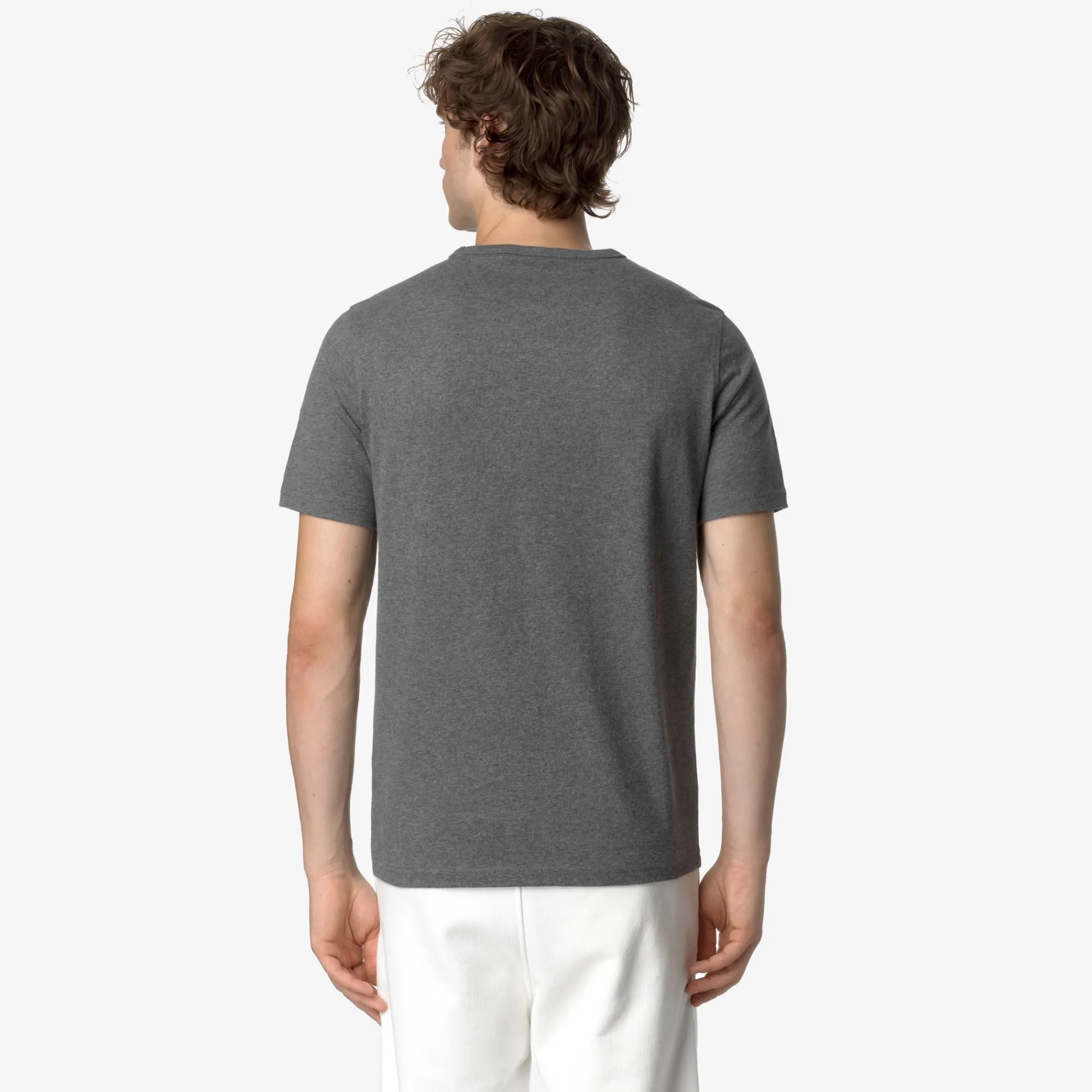 Clearance K-Way ODOM JS PEACH LETTERING Greymdmel