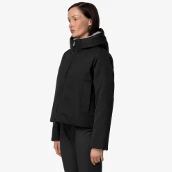 Online K-Way OLGA TWILL FUR Blackpure-natural