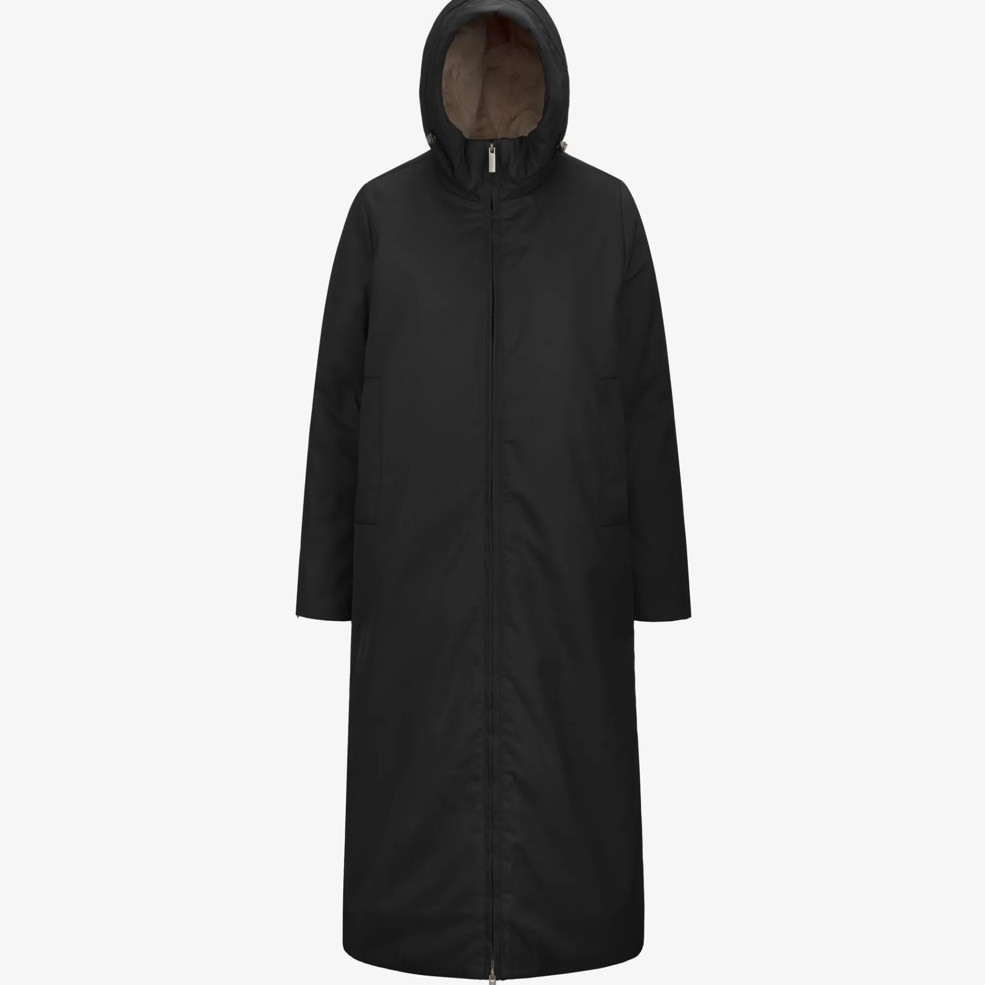 Clearance K-Way OLLER TWILL FUR Blackpure-natural