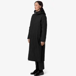 Clearance K-Way OLLER TWILL FUR Blackpure-natural