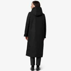 Clearance K-Way OLLER TWILL FUR Blackpure-natural