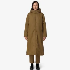 Outlet K-Way OLLER TWILL FUR Browncorda-natural