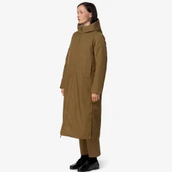 Outlet K-Way OLLER TWILL FUR Browncorda-natural