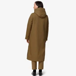 Outlet K-Way OLLER TWILL FUR Browncorda-natural