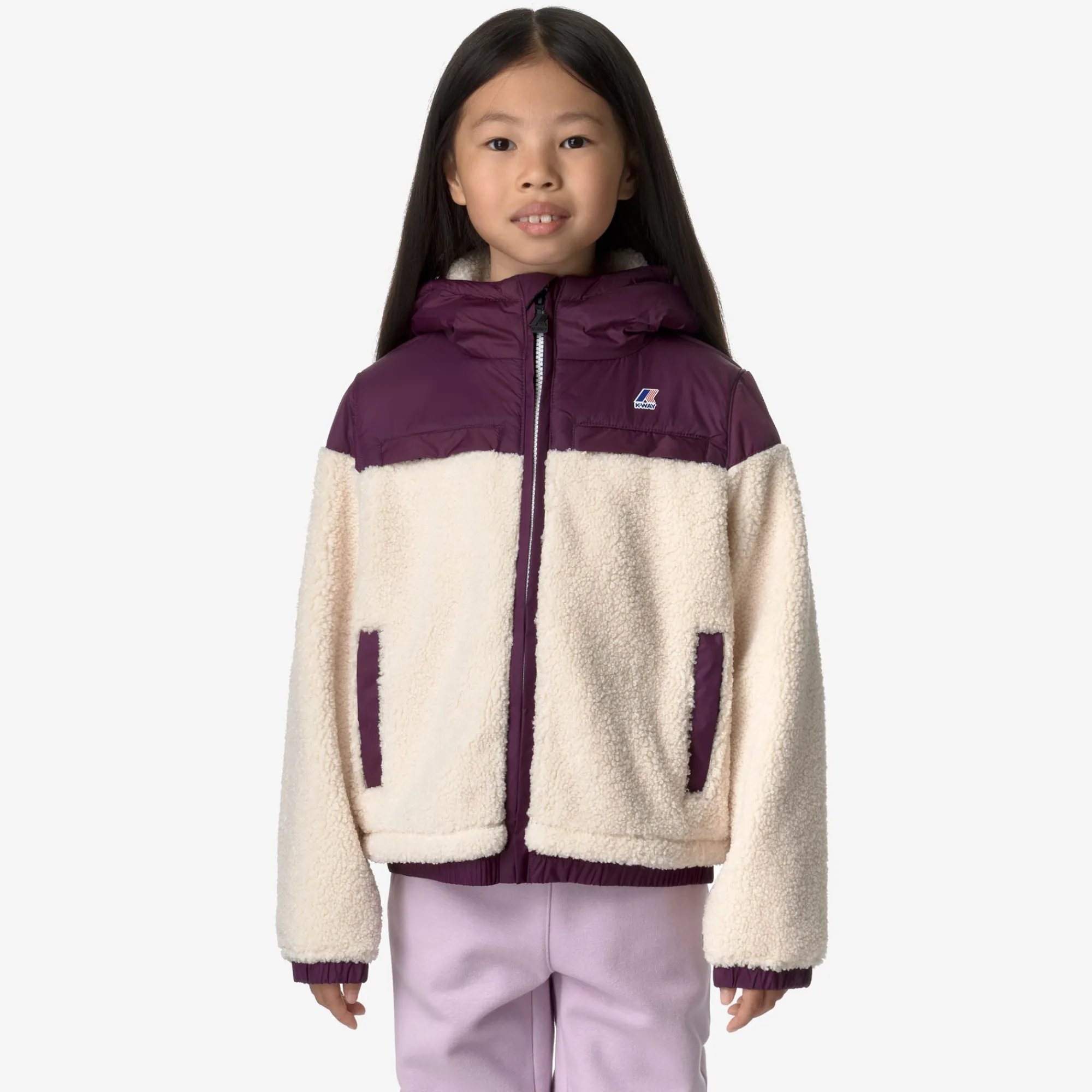 Discount K-Way P. JILDAZ ORSETTO Ecru