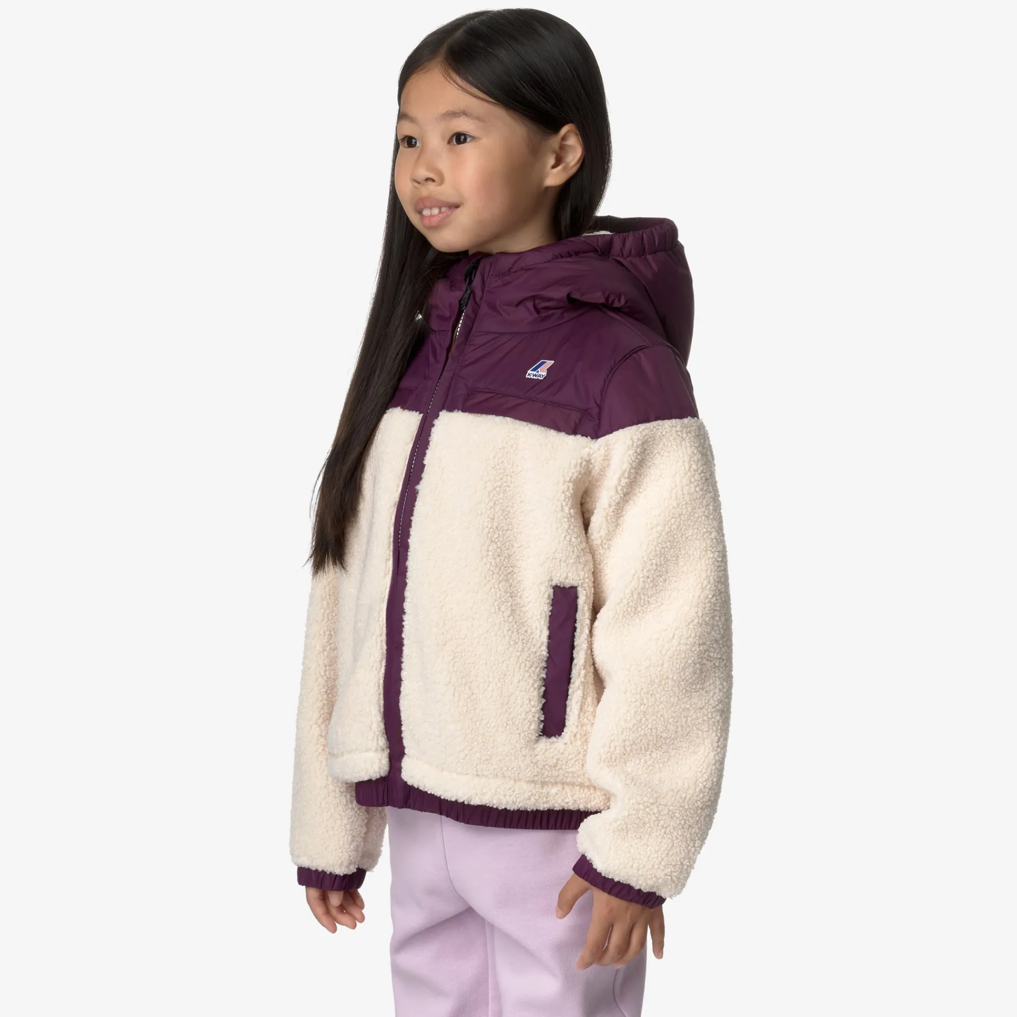 Discount K-Way P. JILDAZ ORSETTO Ecru