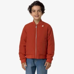 Sale K-Way P. AORELIAN ST WARM REVERSIBLE Bluedepth-redpompeian