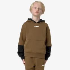 Outlet K-Way P. BERNIEL PC LETTERING Brownc-blackp