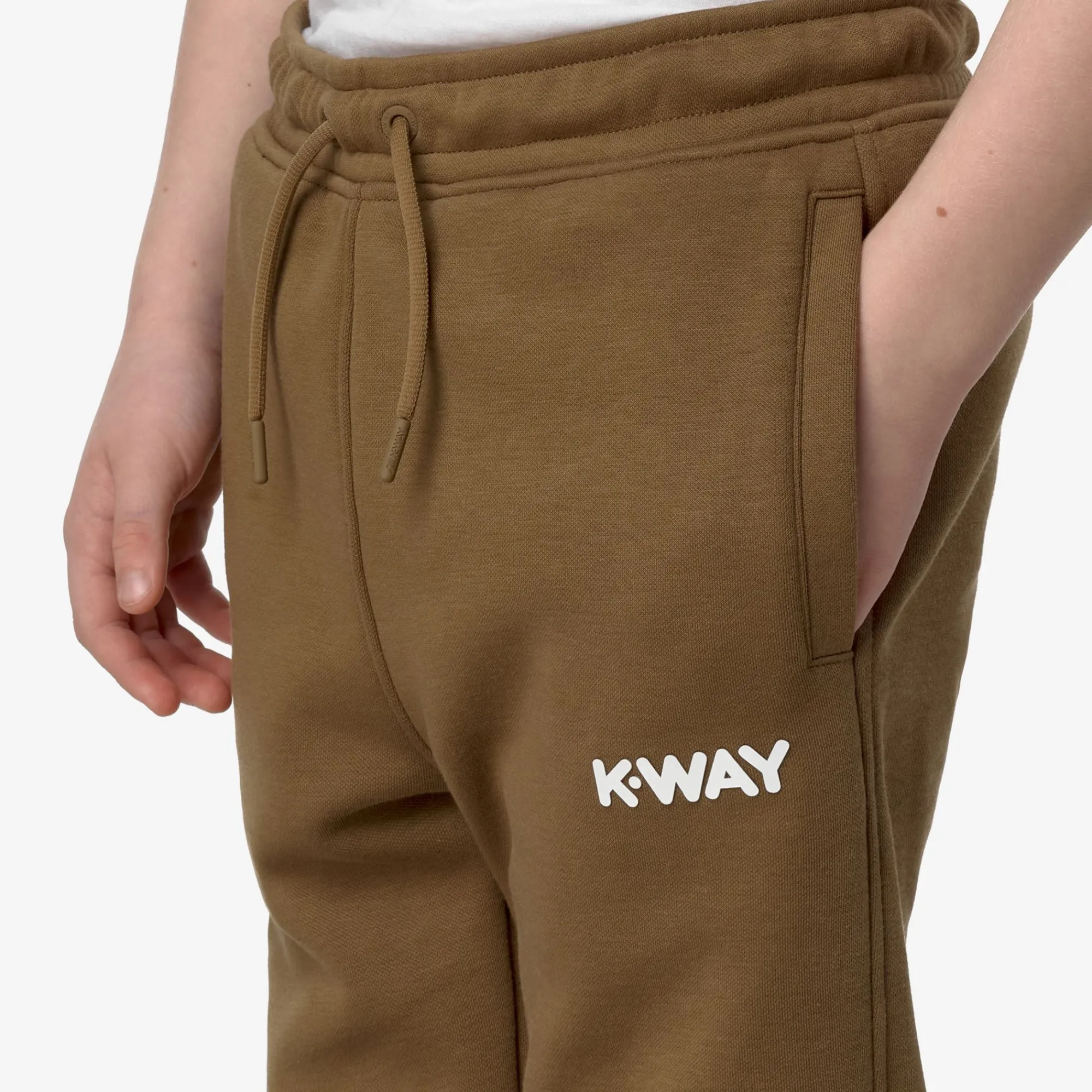 Sale K-Way P. BUVEL PC LETTERING Brownc-blackp