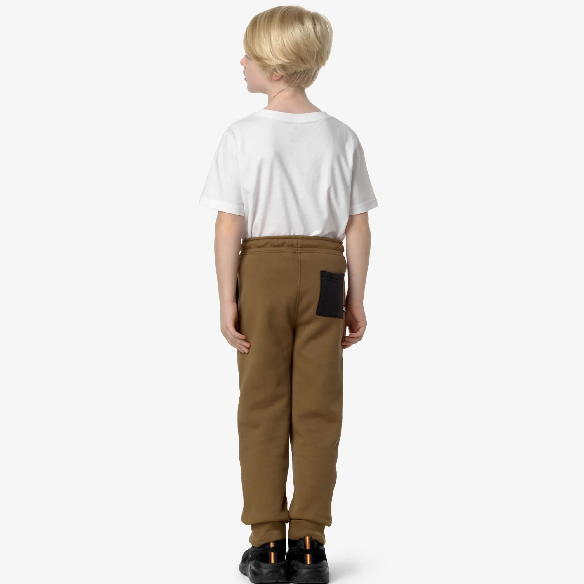 Sale K-Way P. BUVEL PC LETTERING Brownc-blackp