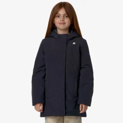 New K-Way P. DENISE SOFT TOUCH MARMOTTA Blued-bluea