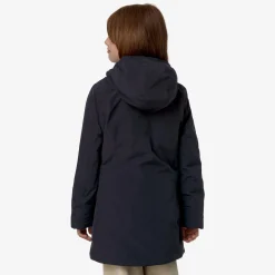 New K-Way P. DENISE SOFT TOUCH MARMOTTA Blued-bluea