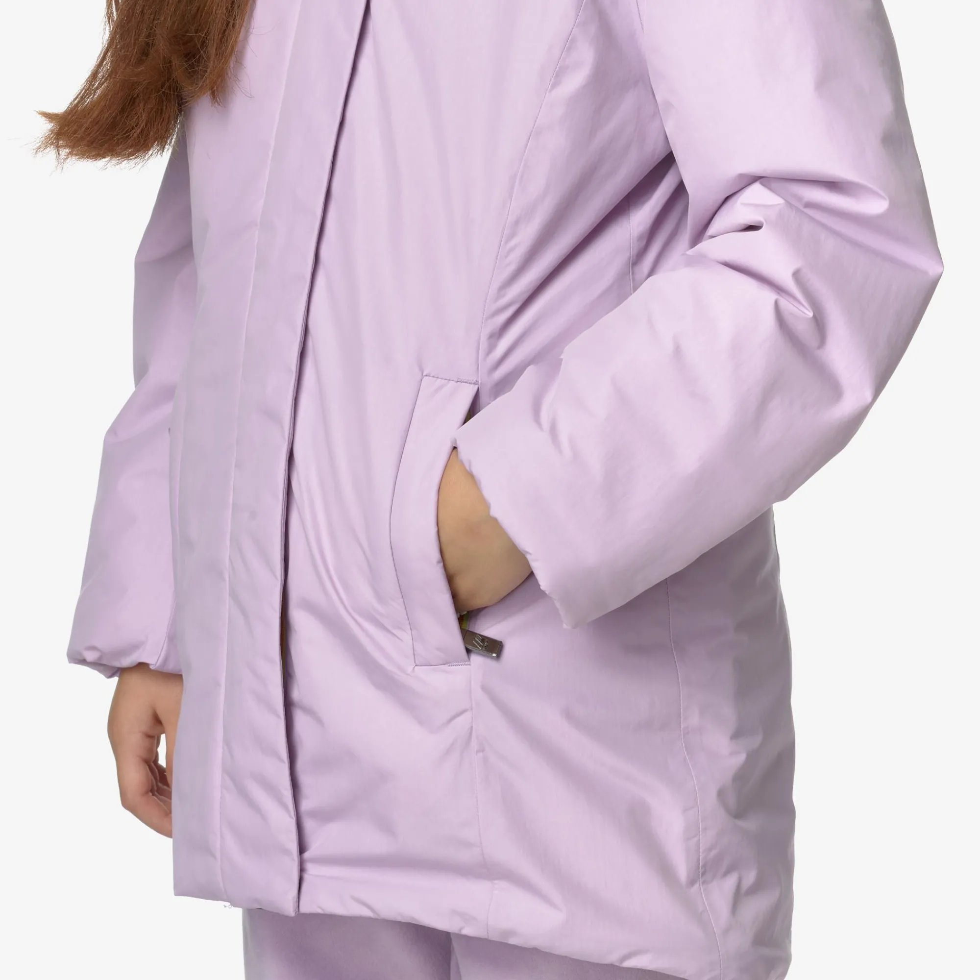 K-Way P. DENISE SOFT TOUCH MARMOTTA Violetltlilac-greygoat