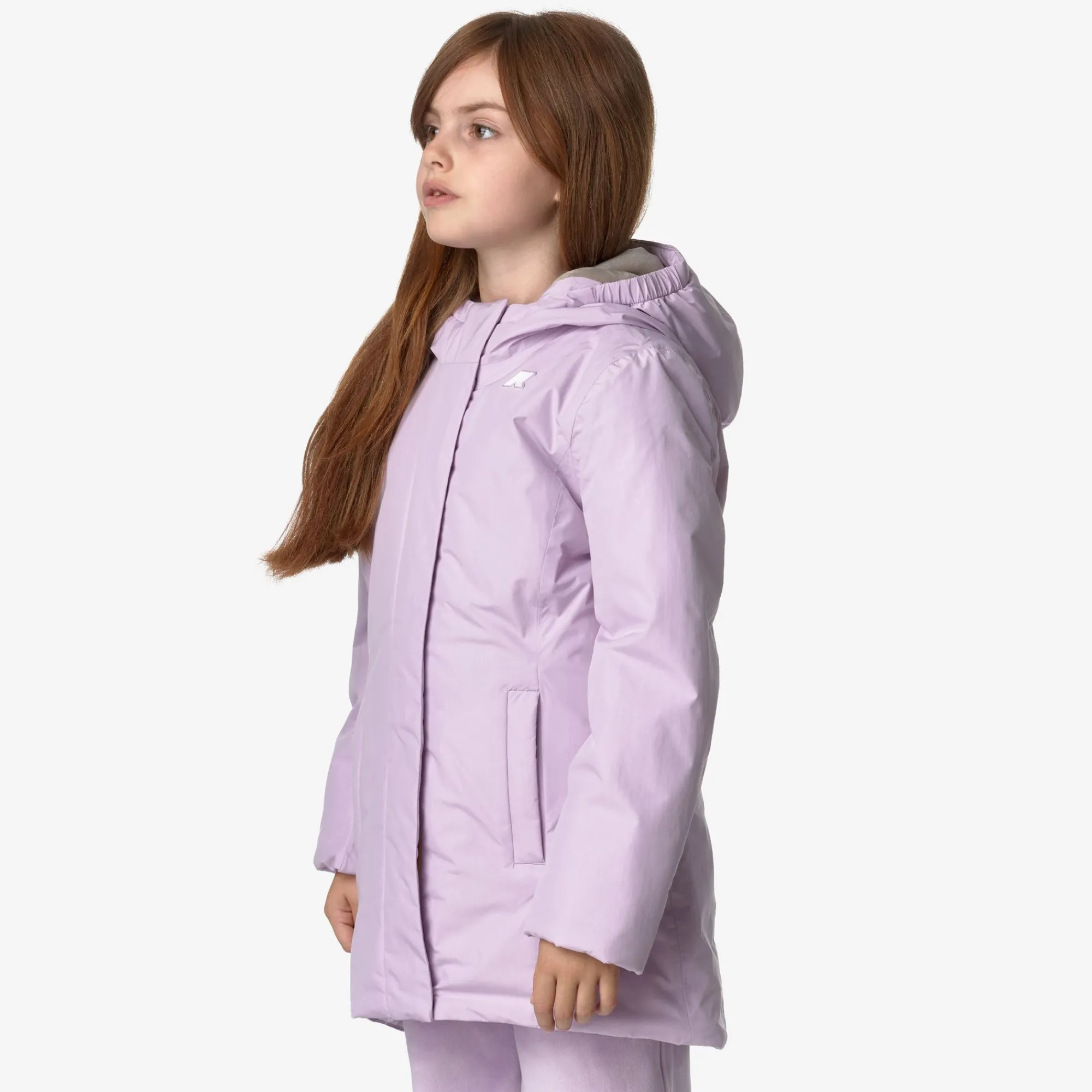 K-Way P. DENISE SOFT TOUCH MARMOTTA Violetltlilac-greygoat