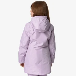 K-Way P. DENISE SOFT TOUCH MARMOTTA Violetltlilac-greygoat