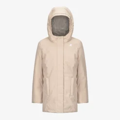 Discount K-Way P. DENISE SOFT TOUCH MARMOTTA Pinktint-greygoat