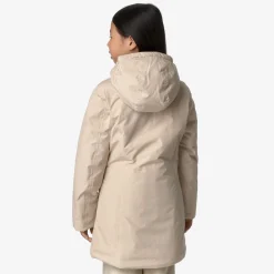 Discount K-Way P. DENISE SOFT TOUCH MARMOTTA Pinktint-greygoat