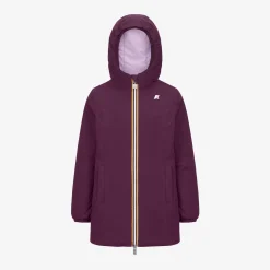 New K-Way P. DENISE ST WARM REVERSIBLE Violetdkpurple-violetltlilac