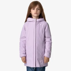 New K-Way P. DENISE ST WARM REVERSIBLE Violetdkpurple-violetltlilac