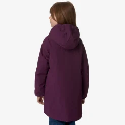 New K-Way P. DENISE ST WARM REVERSIBLE Violetdkpurple-violetltlilac