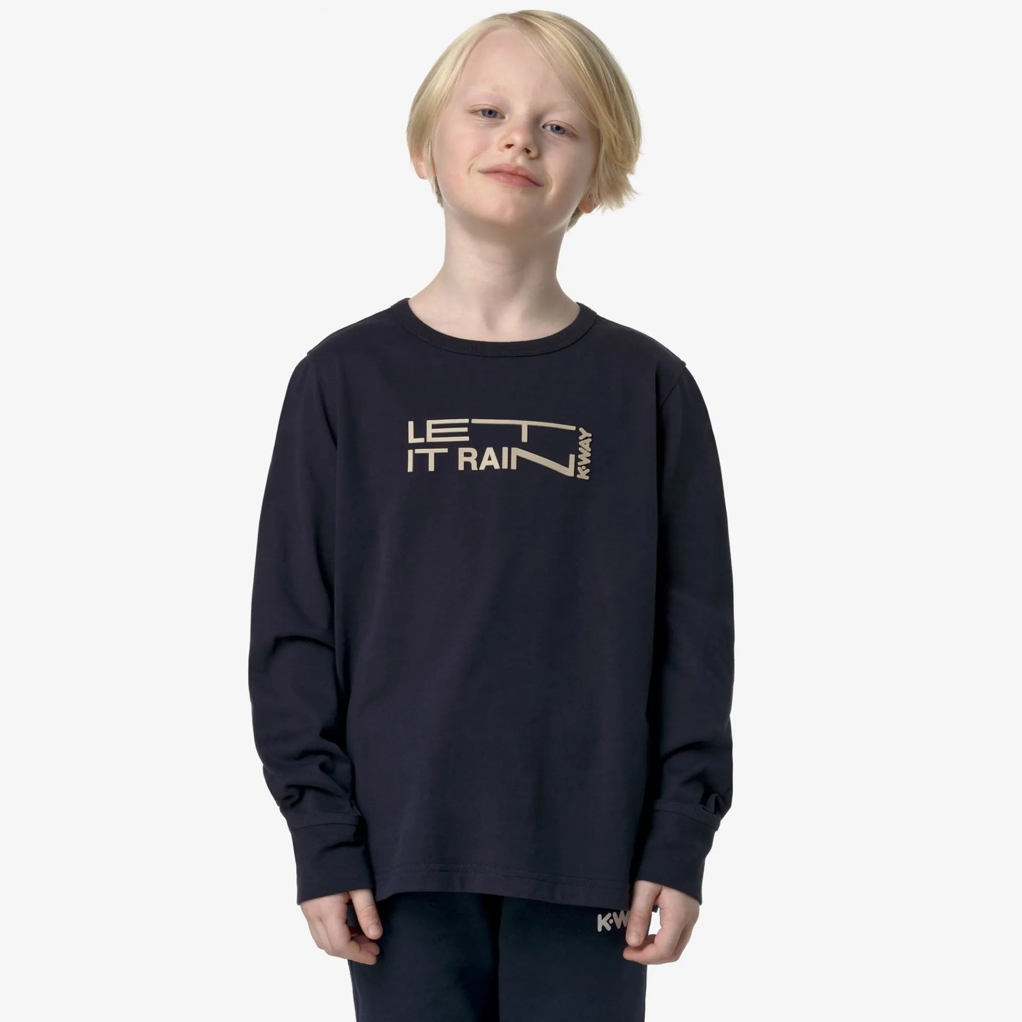 Outlet K-Way P. ELMER PEACH LETITRAIN Bluedepth