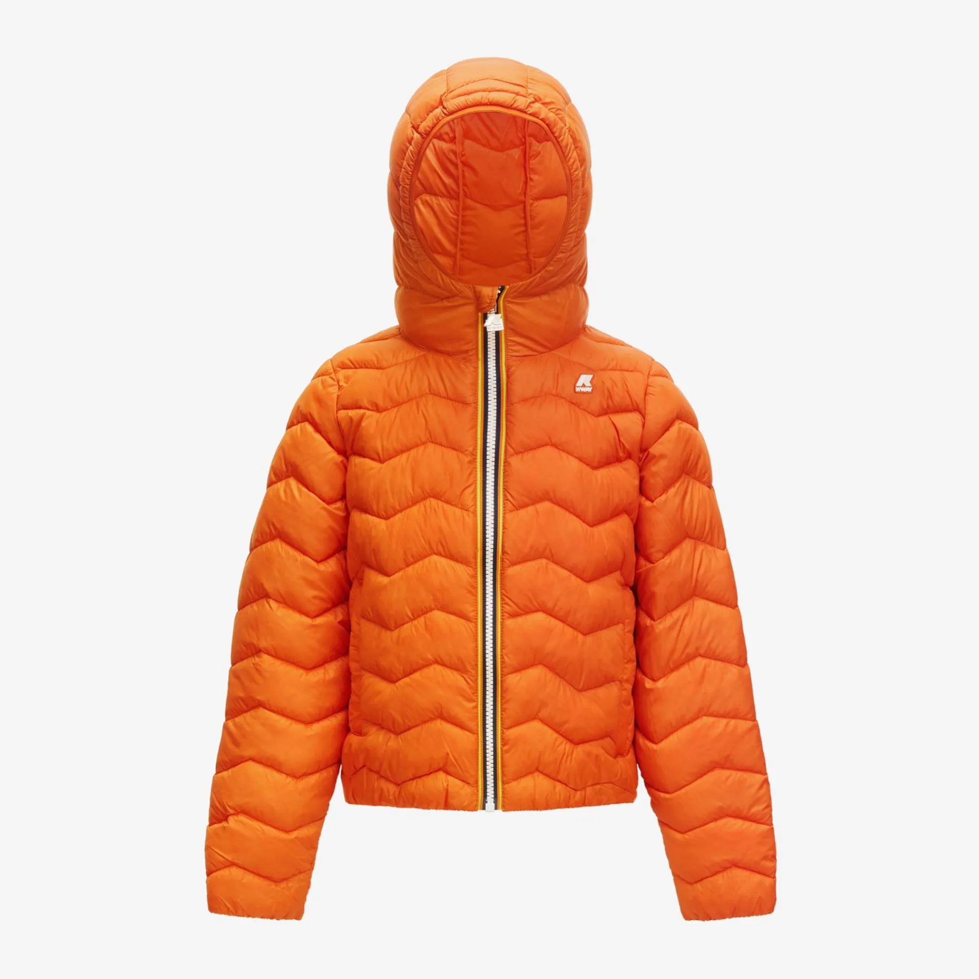 Discount K-Way P. JACK QUILTED WARM Orangerust