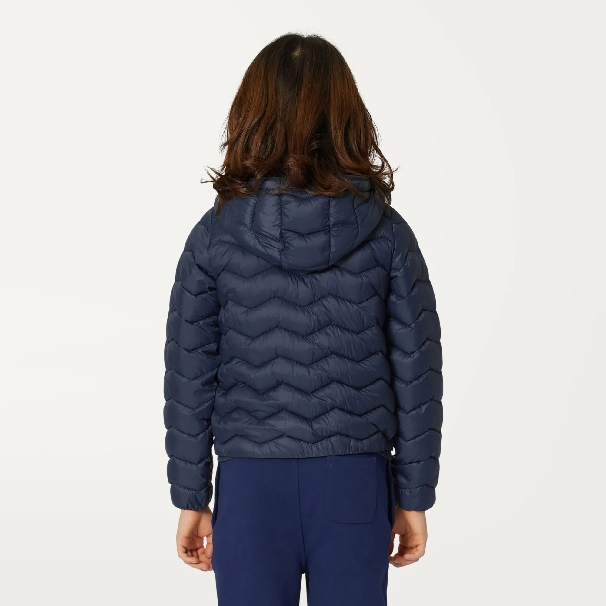 Clearance K-Way P. JACK QUILTED WARM Bluedepth
