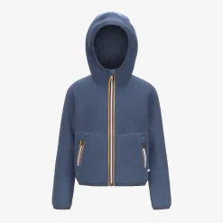 Hot K-Way P. JACK SHERPA POLAR REVERSIBLE Greybluea-greybluea