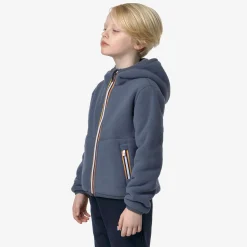 Hot K-Way P. JACK SHERPA POLAR REVERSIBLE Greybluea-greybluea