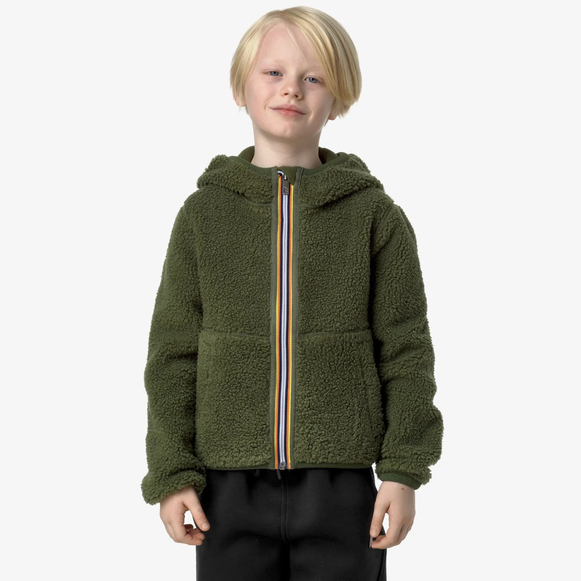 Best K-Way P. JACK SHERPA POLAR REVERSIBLE Greenc-greenc