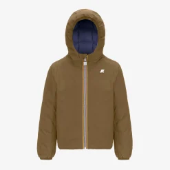 Clearance K-Way P. JACK ST THERMO REVERSIBLE Browncorda-greyblueavio