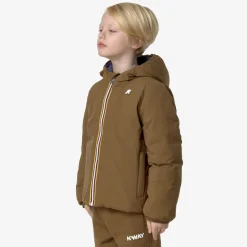 Clearance K-Way P. JACK ST THERMO REVERSIBLE Browncorda-greyblueavio