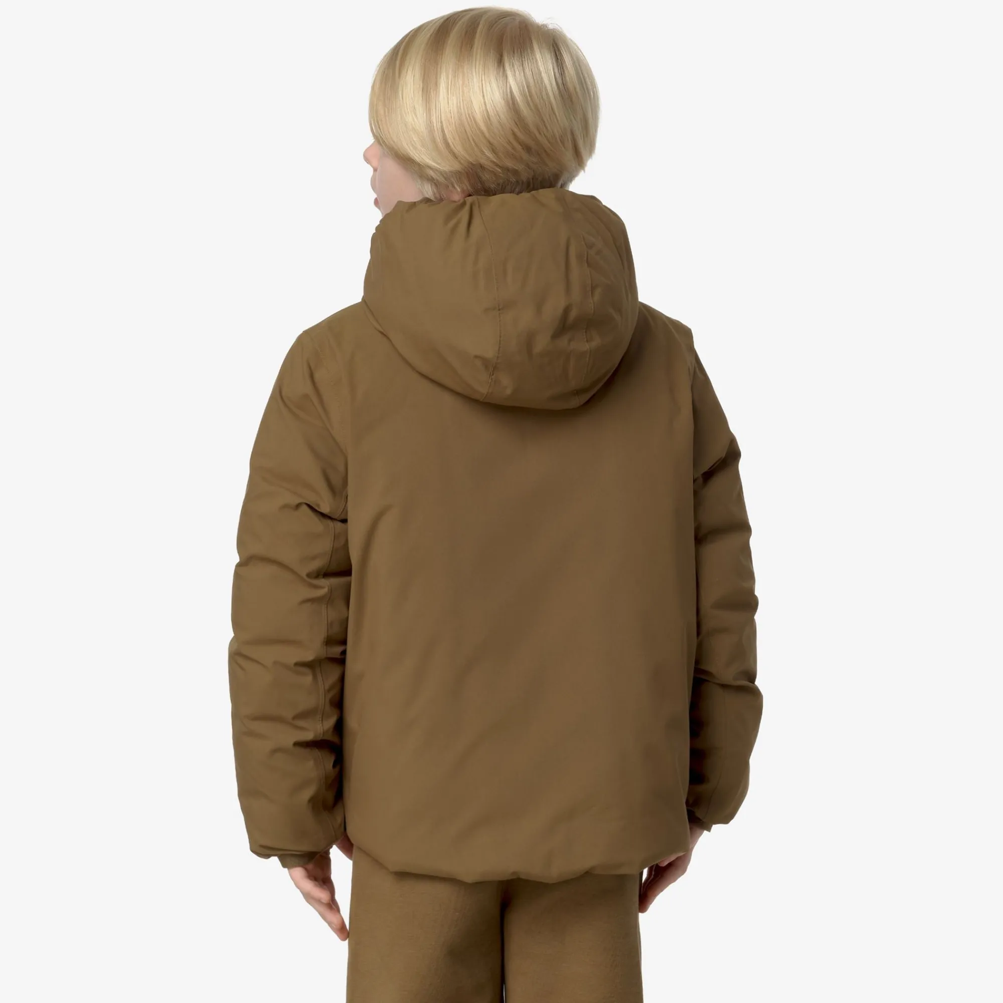 Clearance K-Way P. JACK ST THERMO REVERSIBLE Browncorda-greyblueavio