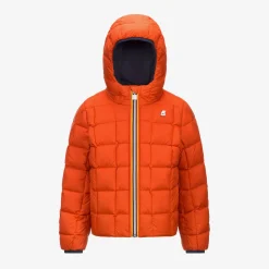 New K-Way P. JACK ST THERMO REVERSIBLE Bluedepth-orangepumpkin