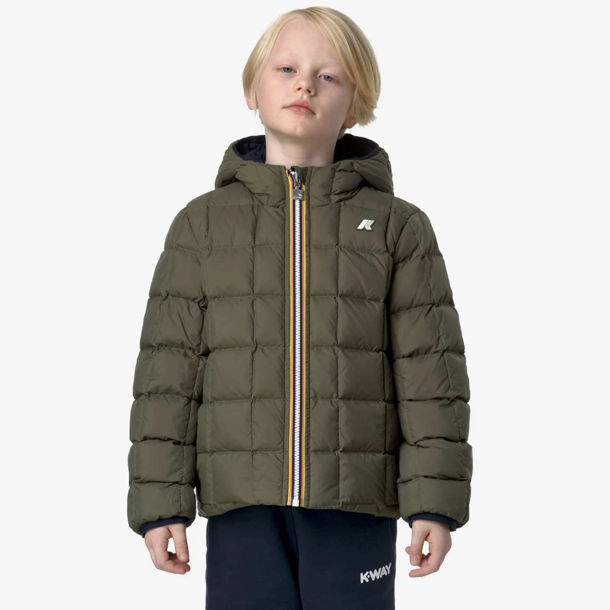 Clearance K-Way P. JACK ST THERMO REVERSIBLE Blued-greenc