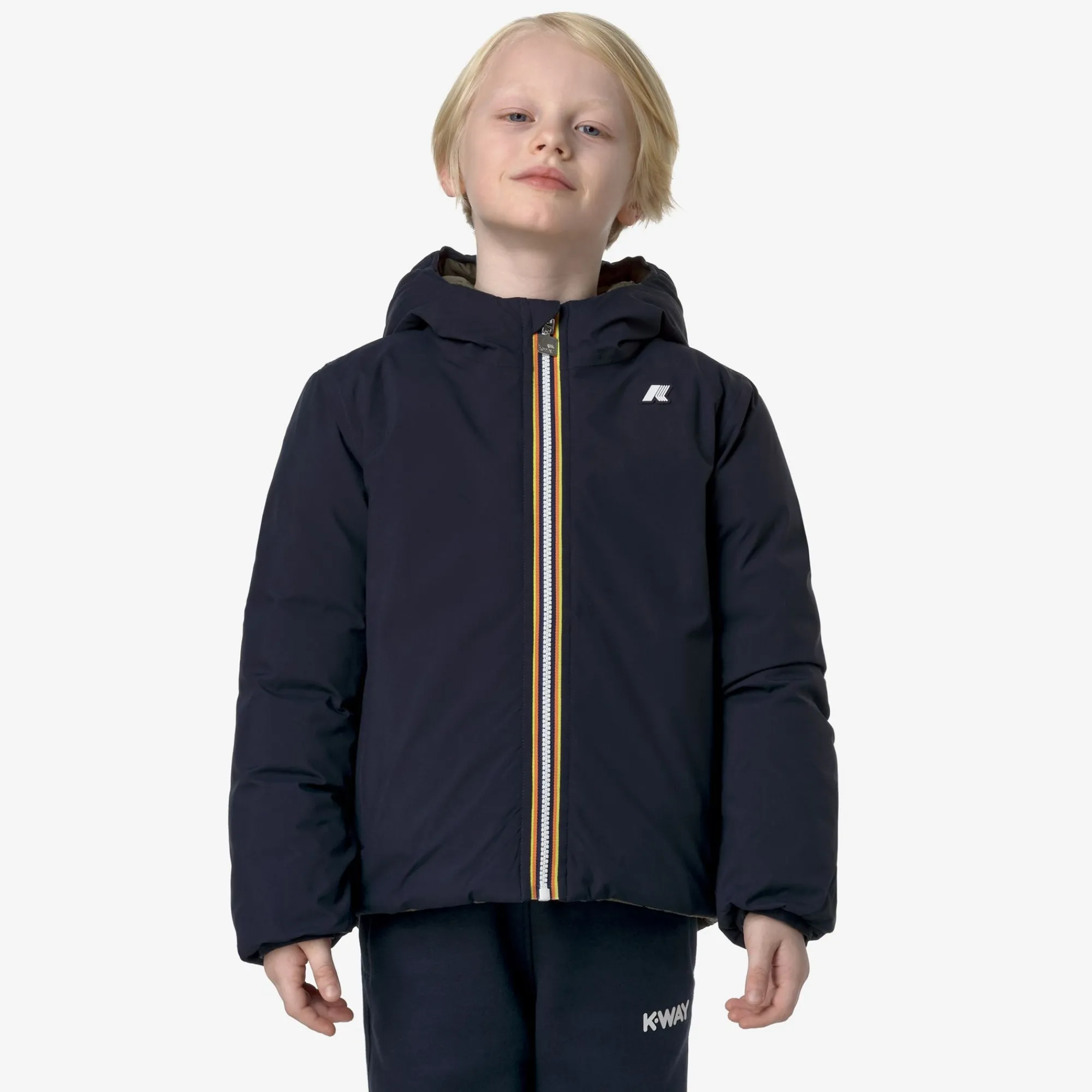 Clearance K-Way P. JACK ST THERMO REVERSIBLE Blued-greenc