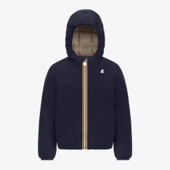 Hot K-Way P. JACK ST THERMO REVERSIBLE Bluedepth-beigetaupe