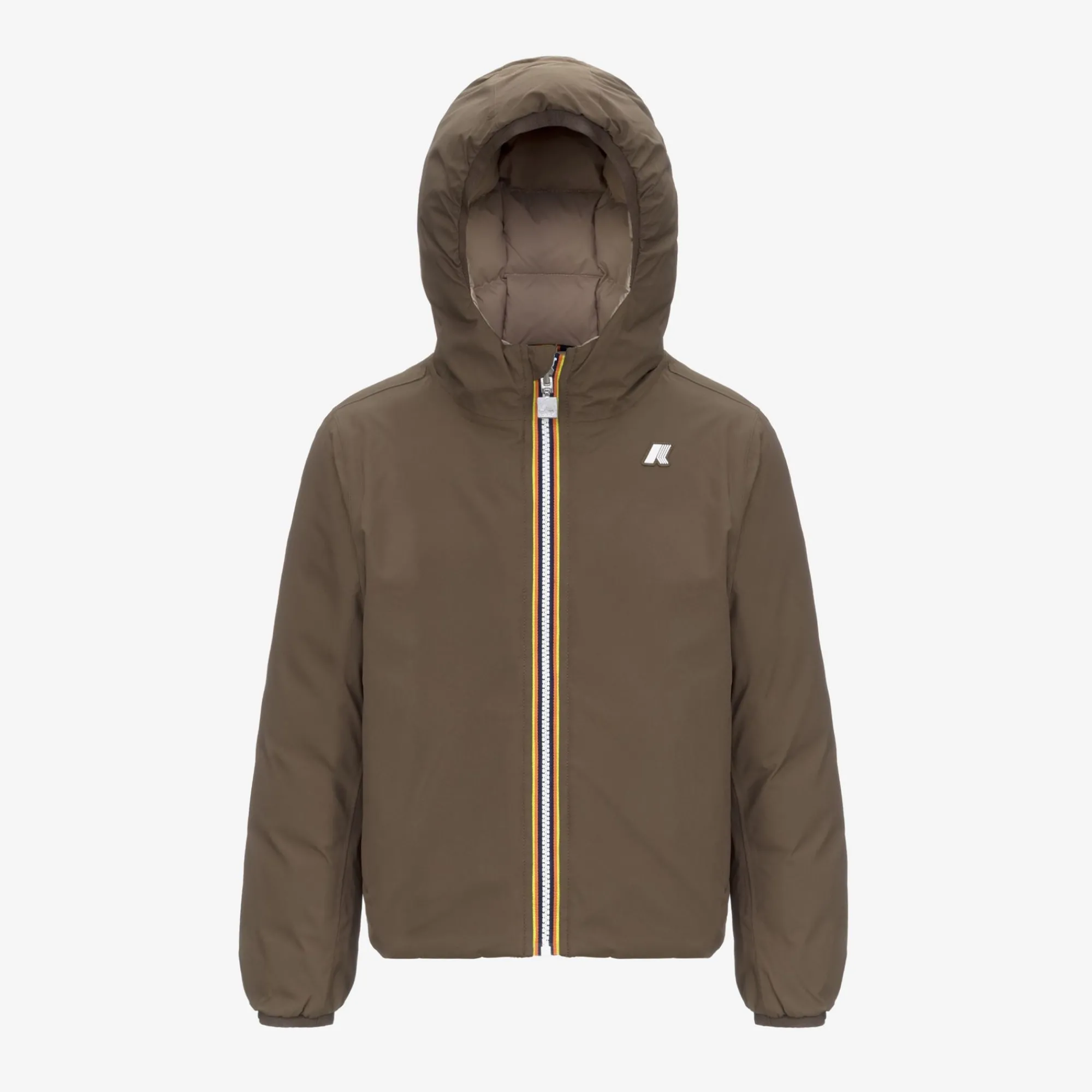 Outlet K-Way P. JACK ST THERMO REVERSIBLE Browngreenish-beigegrey