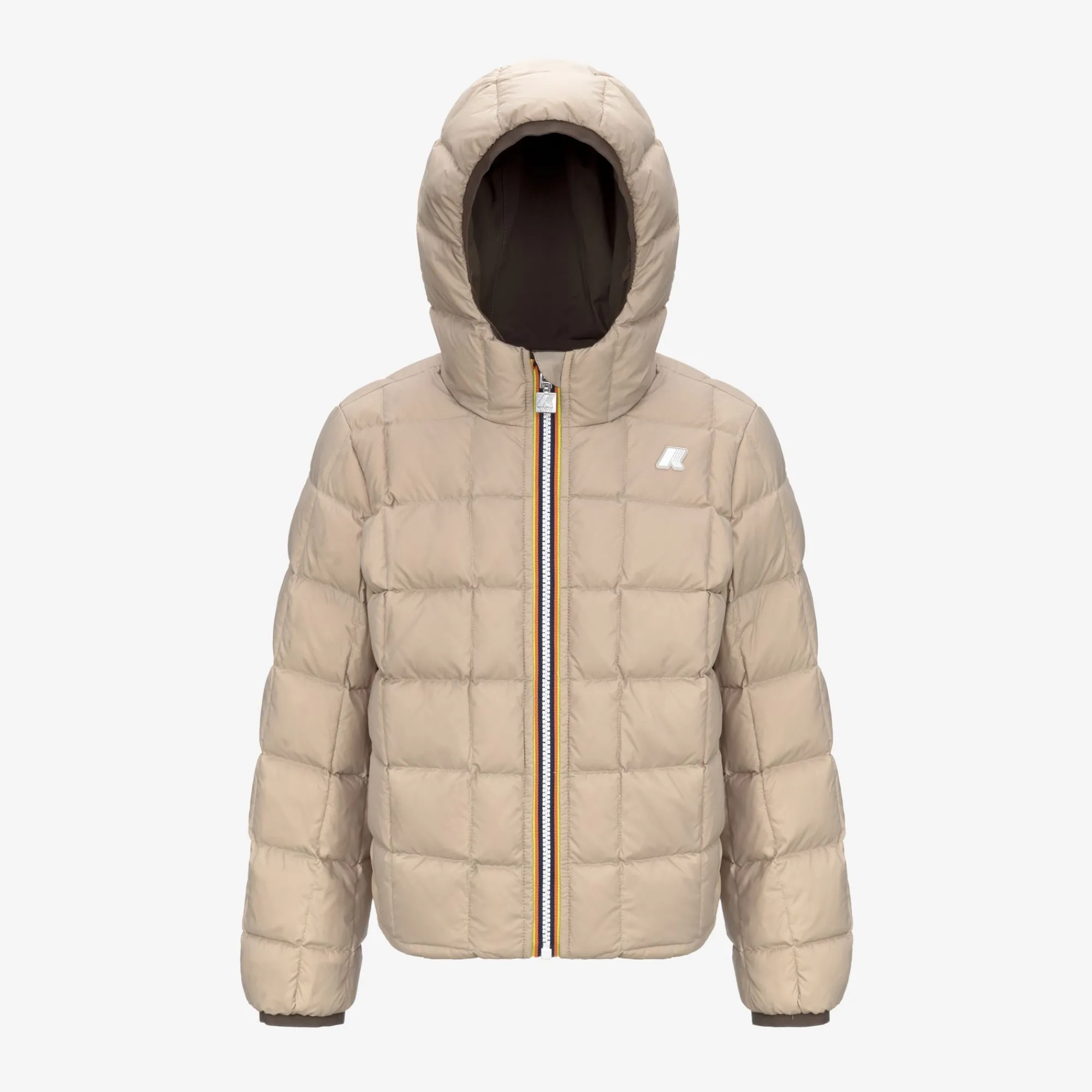 Outlet K-Way P. JACK ST THERMO REVERSIBLE Browngreenish-beigegrey