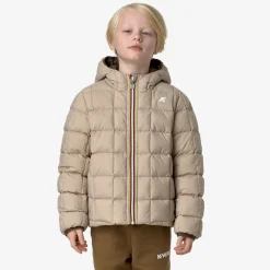 Outlet K-Way P. JACK ST THERMO REVERSIBLE Browngreenish-beigegrey