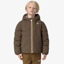 Outlet K-Way P. JACK ST THERMO REVERSIBLE Browngreenish-beigegrey