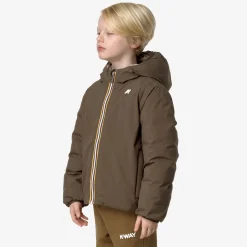 Outlet K-Way P. JACK ST THERMO REVERSIBLE Browngreenish-beigegrey