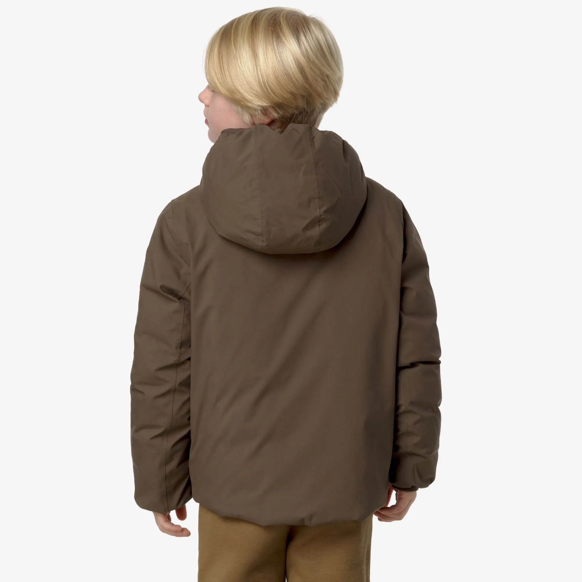 Outlet K-Way P. JACK ST THERMO REVERSIBLE Browngreenish-beigegrey