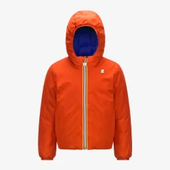 New K-Way P. JACK ST THERMO REVERSIBLE Orangepumpkin-blueroyalmarine