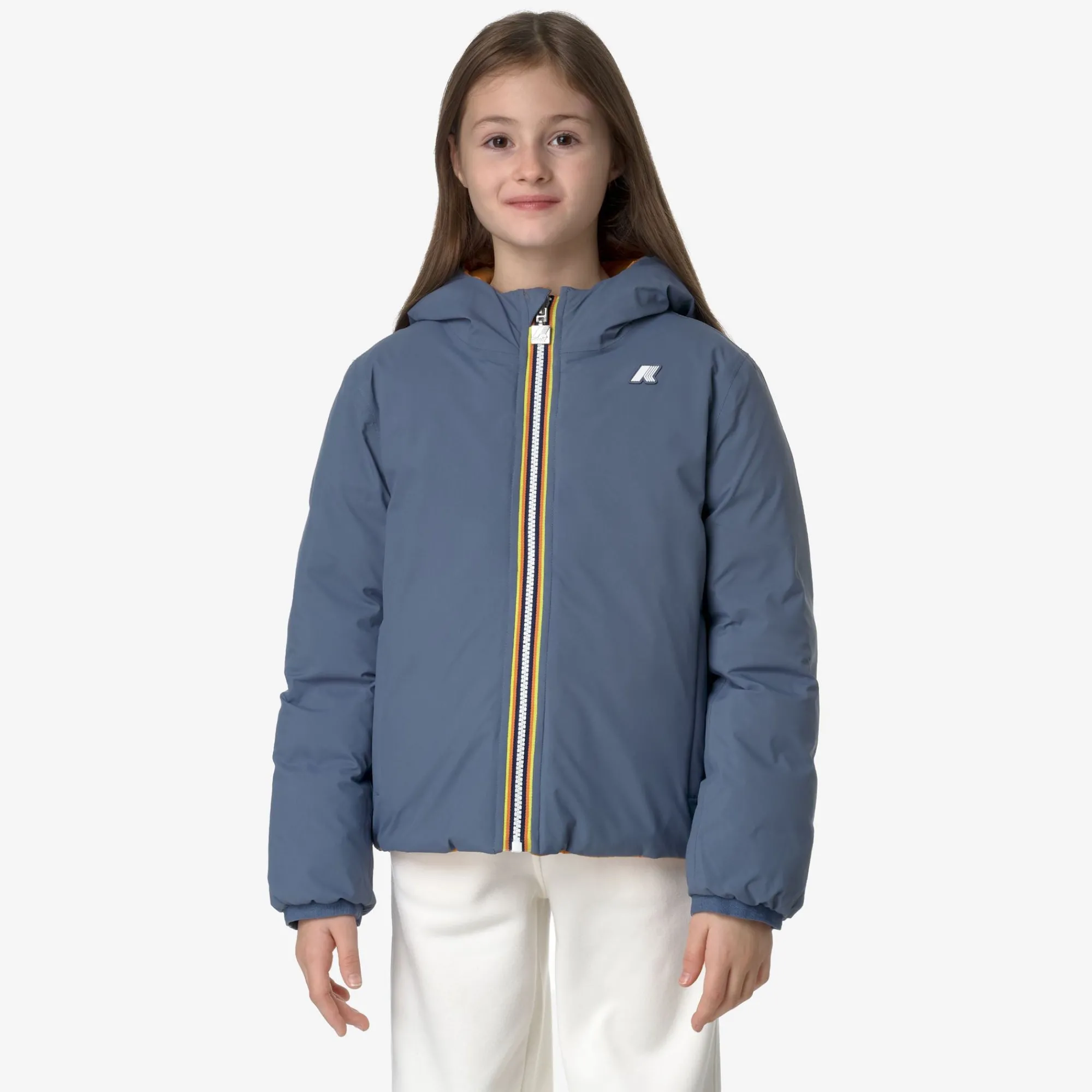 K-Way P. JACK ST THERMO REVERSIBLE Greyblueavio-yellowinca