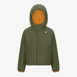 Best K-Way P. JACK ST WARM REVERSIBLE Yellowinca-greencypress
